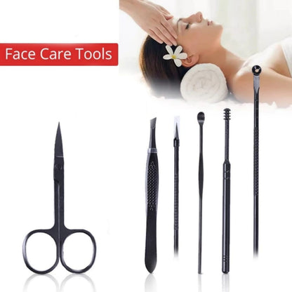 Lilhe 12 Piece Manicure & Pedicure Set Nail Clipper Kit - Black