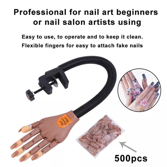 Lilhe Professional Hand Nail Practice for Beginners with Extra Nails