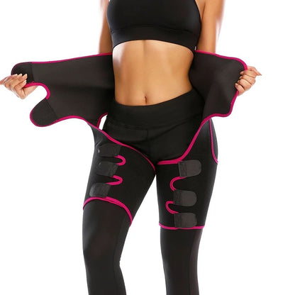 Lilhe Waist and Thigh Trimmer Body Shaper, Butt Lifter - Pink