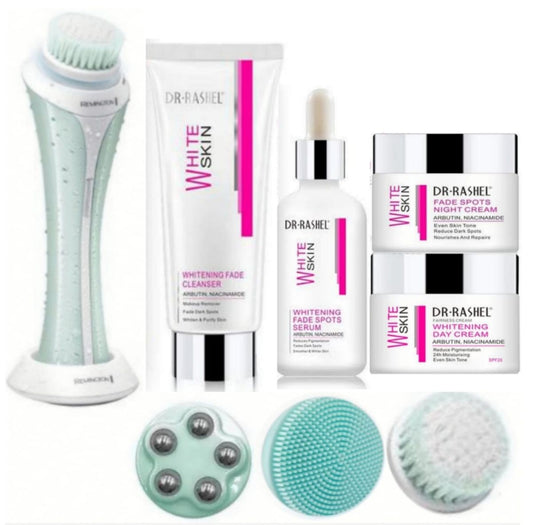 Lilhe Face Cleansing Brush with Arbutin & Niacinamide Anti-Aging Combo