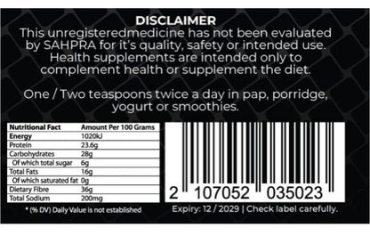 Organic Weight Gain Powder 1kg, Abuja and Yodi 60 Capsules