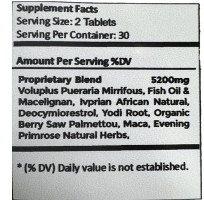 Weight Gain Powder 1Kg & Butt Enlargement Mega Power Capsules