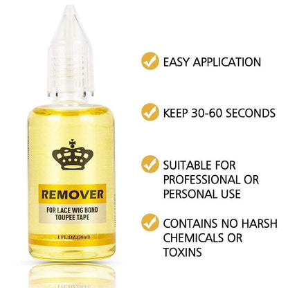 Ghost Bond Glue & Remover, Elastic Wig Band, Wig Cap