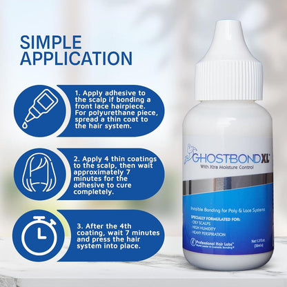 Ghost Bond Glue & Remover, Elastic Wig Band, Wig Cap