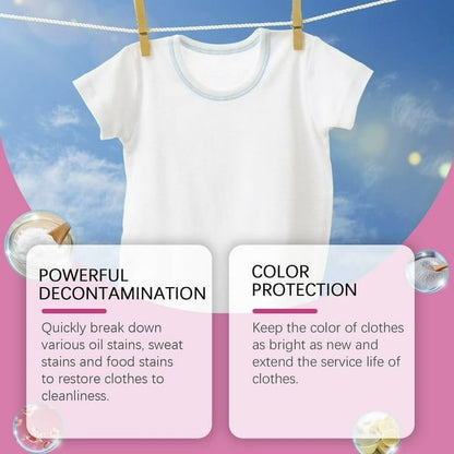 Bio-Enzyme Explosion Clothing Brightening and Efficient Stain Removal-20 Pieces