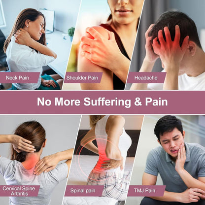 Neck Massager Pillow Portable Cervical Spine Massage Pain Relief Tools