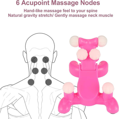 Neck Massager Pillow Portable Cervical Spine Massage Pain Relief Tools