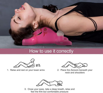 Neck Massager Pillow Portable Cervical Spine Massage Pain Relief Tools