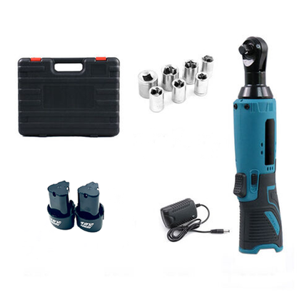 12v Cordless Ratchet Wrench With 2PCS Lithium-Ion Batteries Set