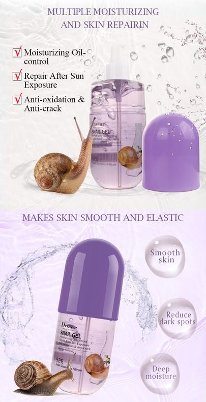 Snail Gel Skin Care Moisturizing Shrink Pores Acne Oil Control Repair 280ml
