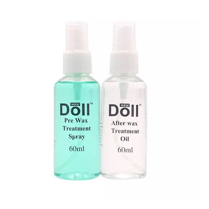 Professional 6 Piece Set Depilatory 6 in 1 Hair Removal Roll on Wax Kit