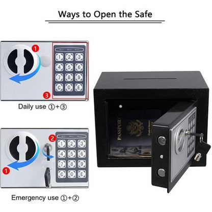 Digital Safety Box Security Safe Anti Theft Office Safe Deposit Box