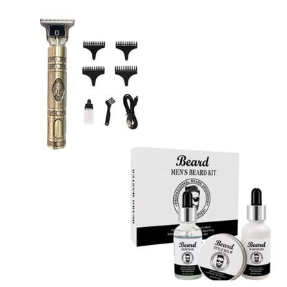 Hair Trimmer and Beard Kit Set