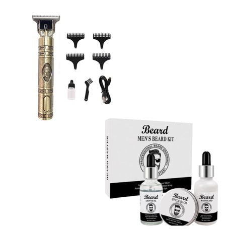 Hair Trimmer and Beard Kit Set