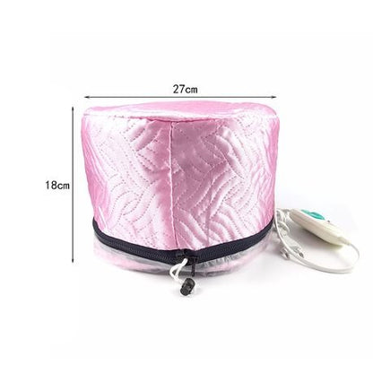 Hair Steamer Cap Beauty Steamer Nourishing Hat Hair Thermal Treatment Cap DHAO-For Hair Spa Home,Nourishing Care Hat With 3 Mode Temperature Control