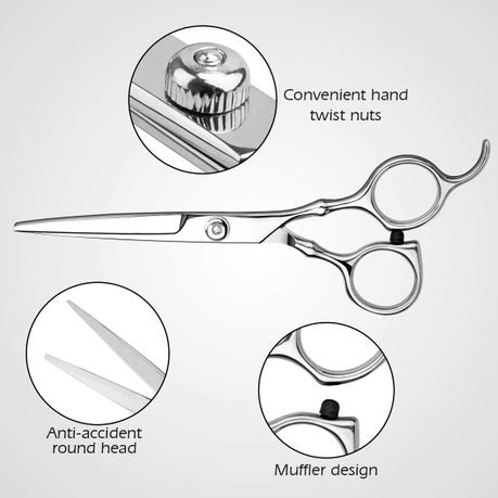 Professional Hair Cutting Scissors Set Hair Cutting & Thinning Shears Set Beard Trimming Shaping Grooming Haircut Scissors Set For Salon & Home Use