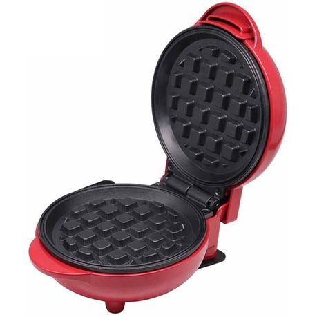Mini Waffle Maker Waffle Iron Portable Compact and Compact Design Mini Waffle Maker Waffle Iron 10cm inch Portable Compact and Compact Design Easy to use and Clean