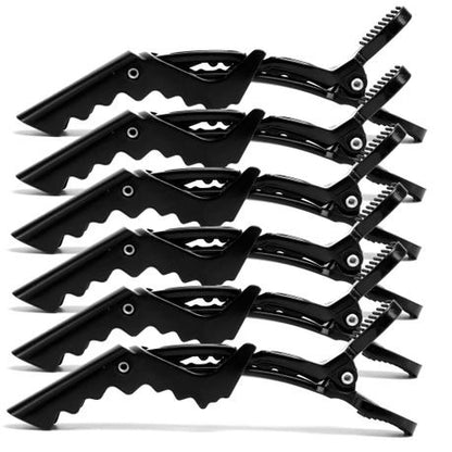Hair Sectioning Clips Styling Croc Clips - Pack Of 6