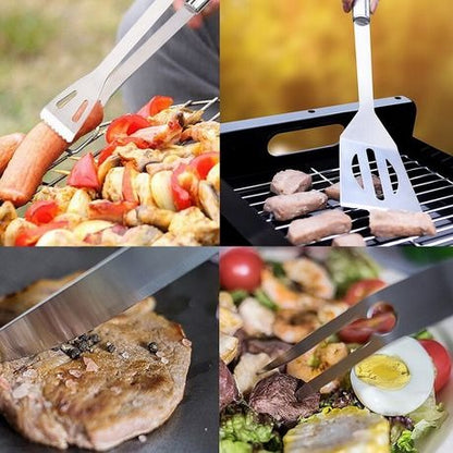 20PCS Stainless Steel BBQ Tools Set Camping Outdoor Cooking Tools 20PCS Stainless Steel BBQ/Braai Tools Set Camping Outdoor Cooking Tools