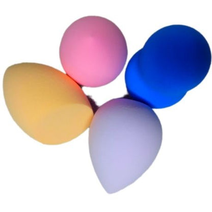 Multi-Colored Beauty Makeup Blender Sponge Set of 4 Beauty blender sponges