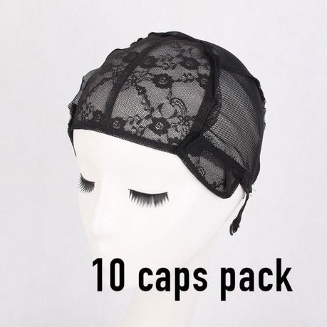 Wig Cap for Wig Making 10 pack combo suitable for making lace wigs, normal wigs and practice wigs