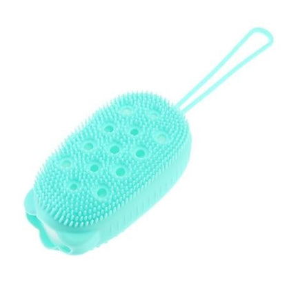 Silicone Bath Brush Double-Sided Massage Scalp Backwash Silicone Bath Brush Double-Sided Massage Scalp Backwash