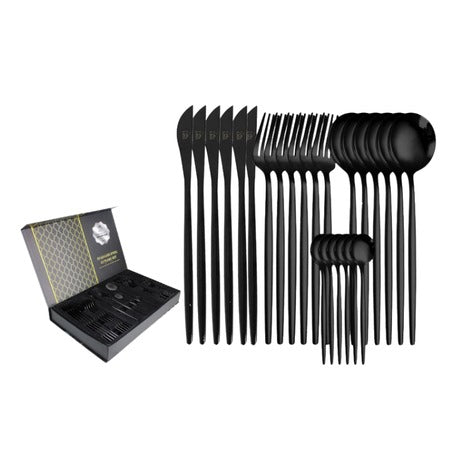 Stainless Steel Cutlery Set - 24 Piece Stainless Steel Cutlery Set - 24 Piece Code: MOQ: 4