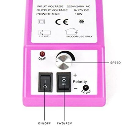 Electric Drill Nail Art Machine Manicure and Pedicure Set -Pink