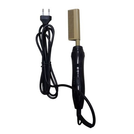 Lilhe High Quality Led Light Ceramic Hot Comb - Gold