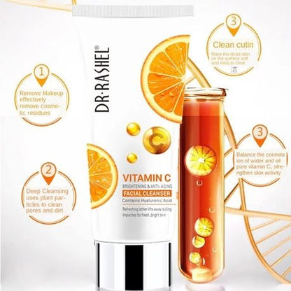 Lilhe Face Cleansing Brush & Vitamin C Anti-Aging Luxury Box - Combo