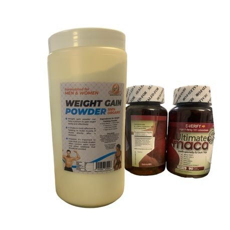 1kg Weight Gain Powder & 2 Ultimate Maca