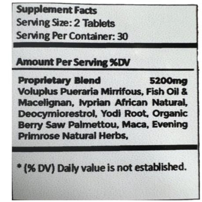 Weight Gain Powder 1Kg & Butt Enlargement Mega Power Capsules