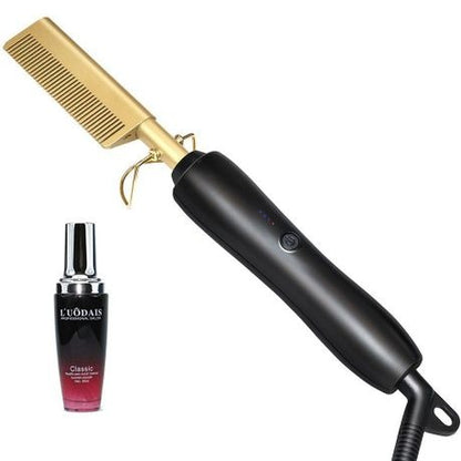 Electric Hair Styling Hot Comb + Luodais Hair care Serum oil