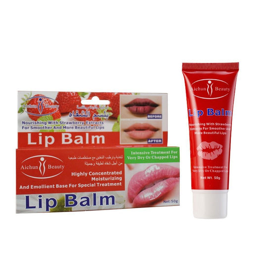 Strawberry Lip Balm Intensive Treatment For Very Dry Or Chapped Lips Pack of 12