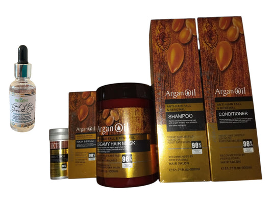 Argan Oil Anti-hair fall and renewal with Mmafa fast hair growth oil