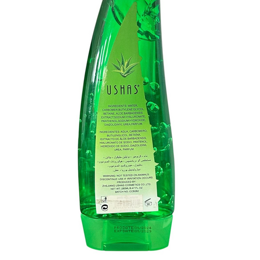 Ushas Aloe Vera Gel Soothing and Moisturizing